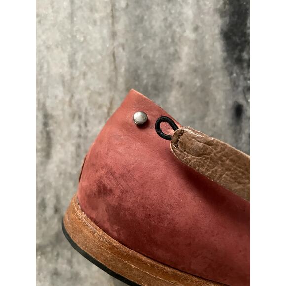 Cydwoq Handmade Leather Mary Jane Shoes Burgundy Strappy Size 37 EUC - Picture 5 of 11